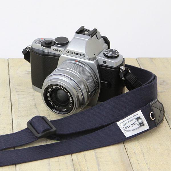 OLYMPUS PEN 本体 フィルムカメラ ストラップ付フィルム付 カメラストラップ 【フリータイプ】 /H.L.ネイビー | ミーナ