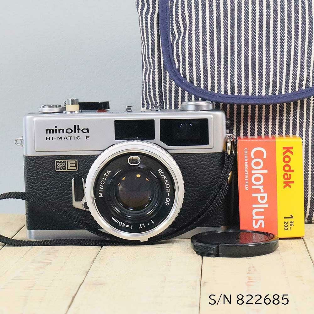 中古】【送料無料】【保証付 】 minolta HI-MATIC E S/N 822685