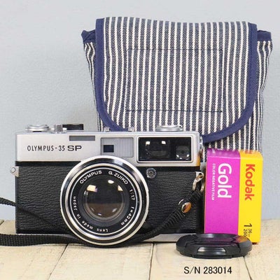 中古】【送料無料】【保証付 】OLYMPUS 35 SP S/N 150435（ケース 
