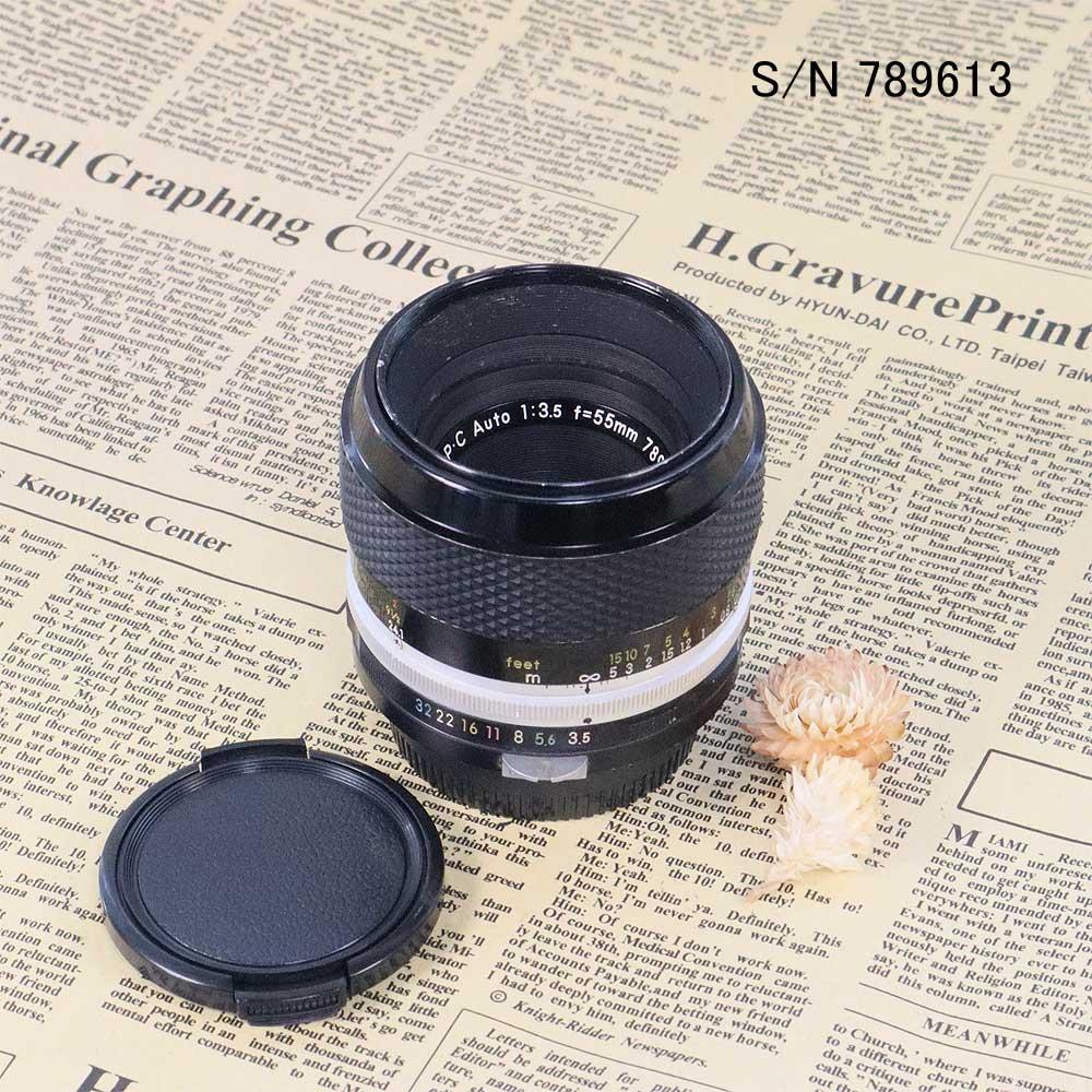 保証付 】【中古】 Nikon Micro-NIKKOR-P Auto 55mm F3.5 ニコン F
